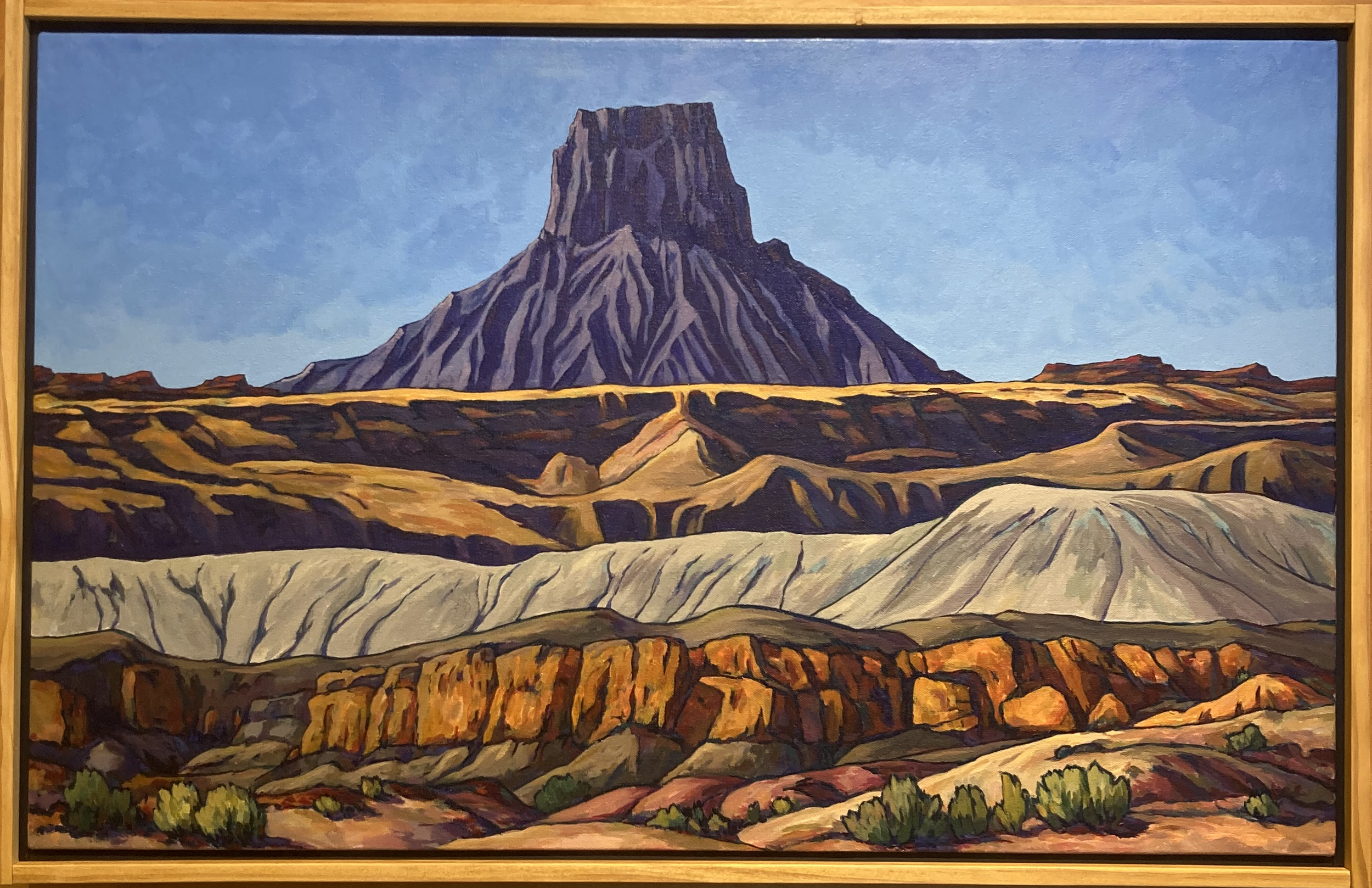 Factory Butte, Framed, 33.5x21.5in.png
