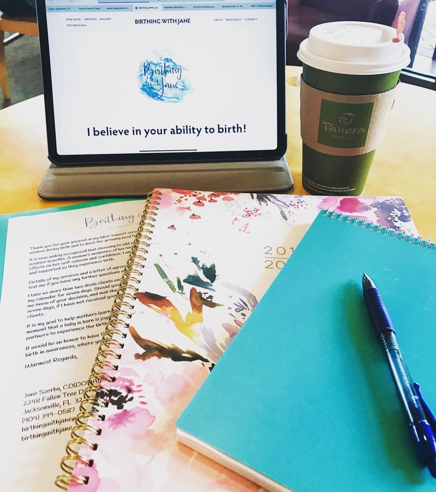 Love working on my business and meeting future clients 💗 #birthingwithjane #jaxbirth #doulalife #birth #pregnancy #pregnant #doulajax