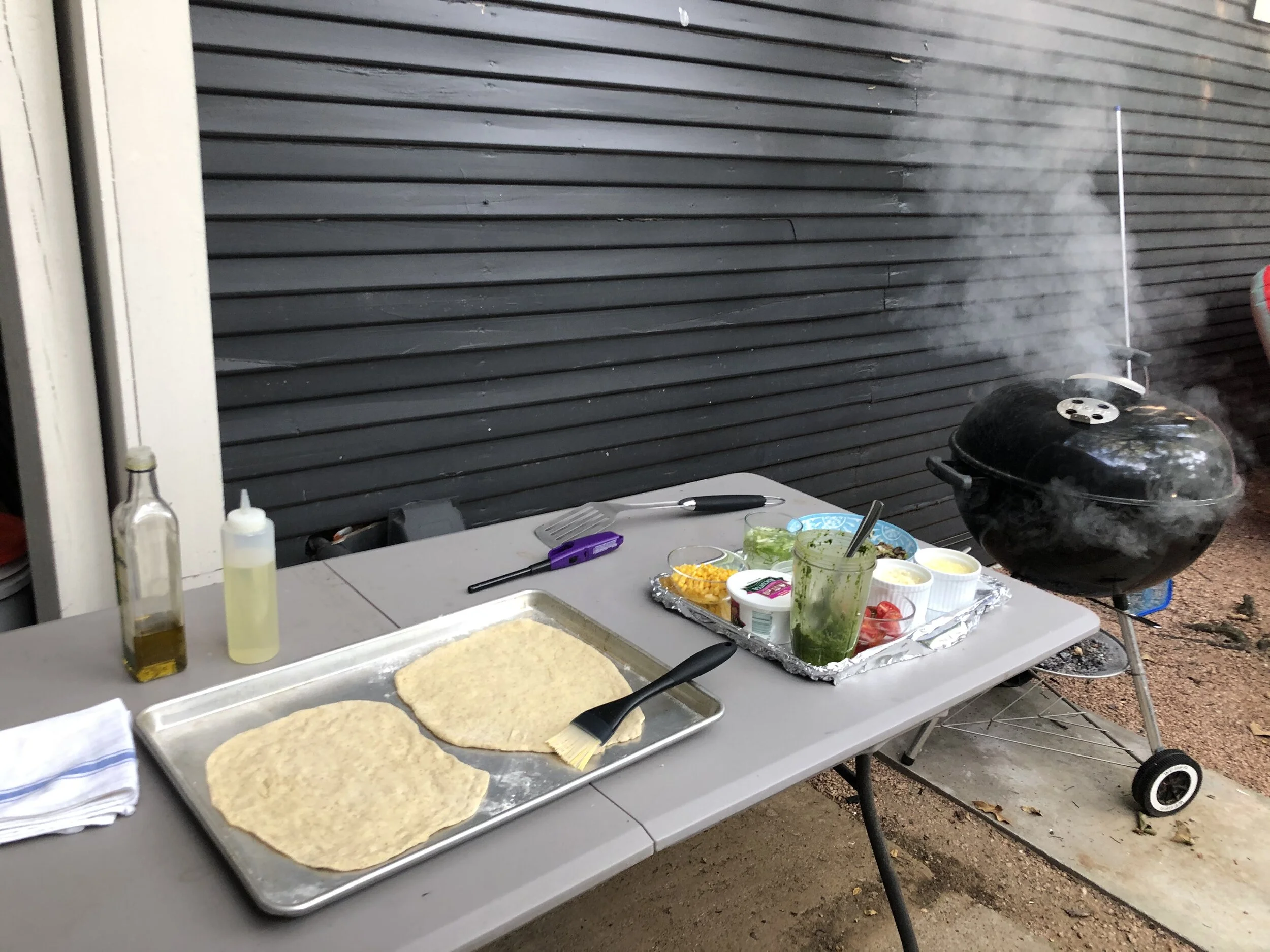 Grilled Pizza