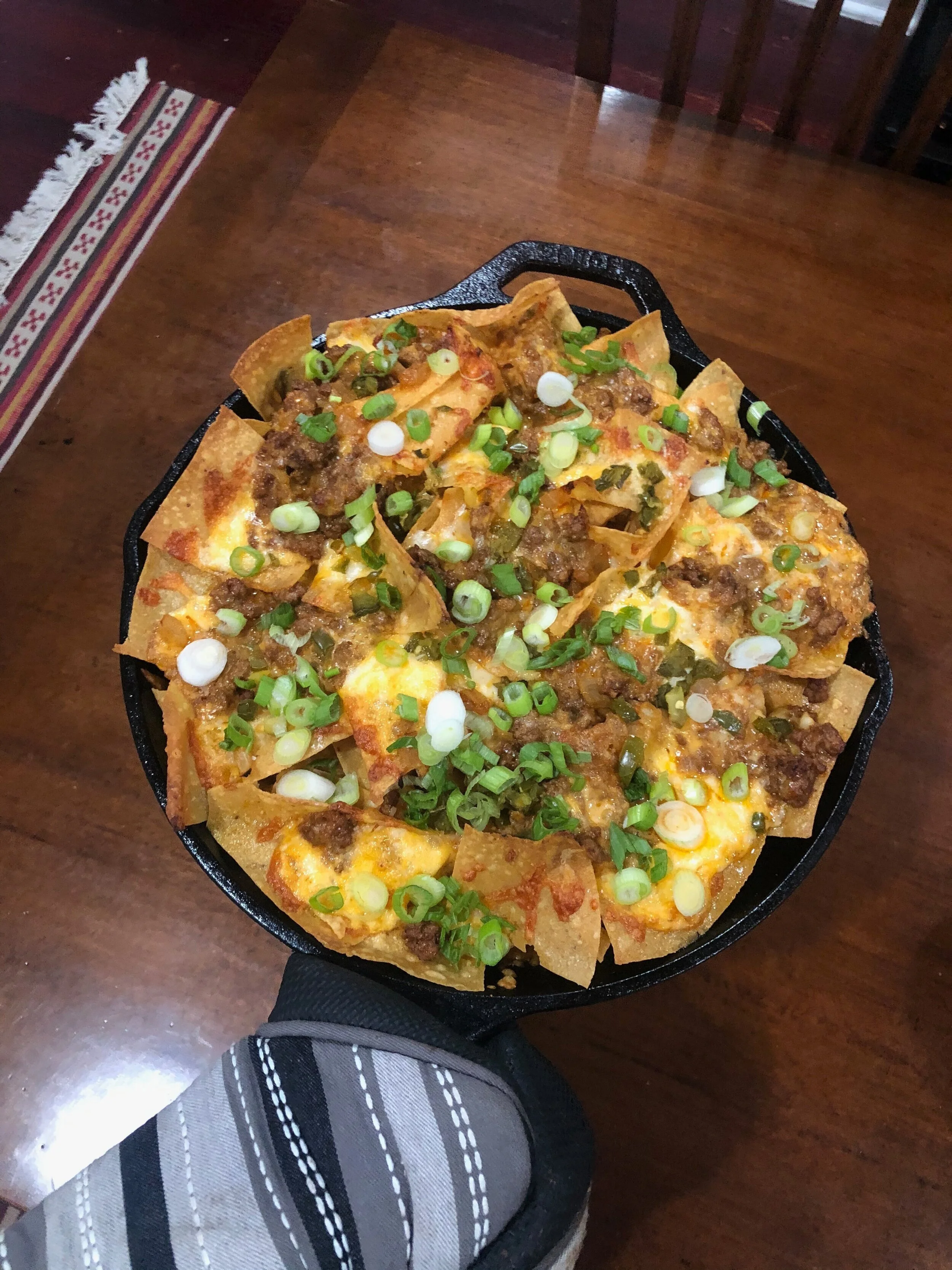 Spicy Ground Beef Nachos