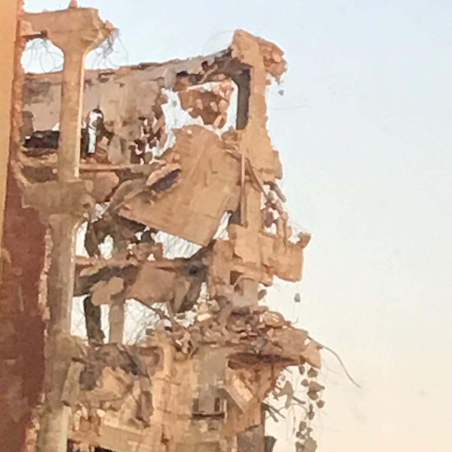 A building but swiftly coming apart