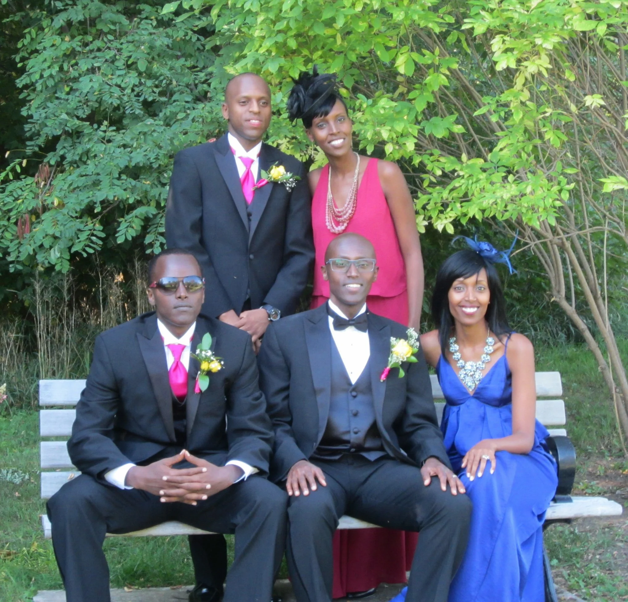 Tharcisse and Chantal's five children
