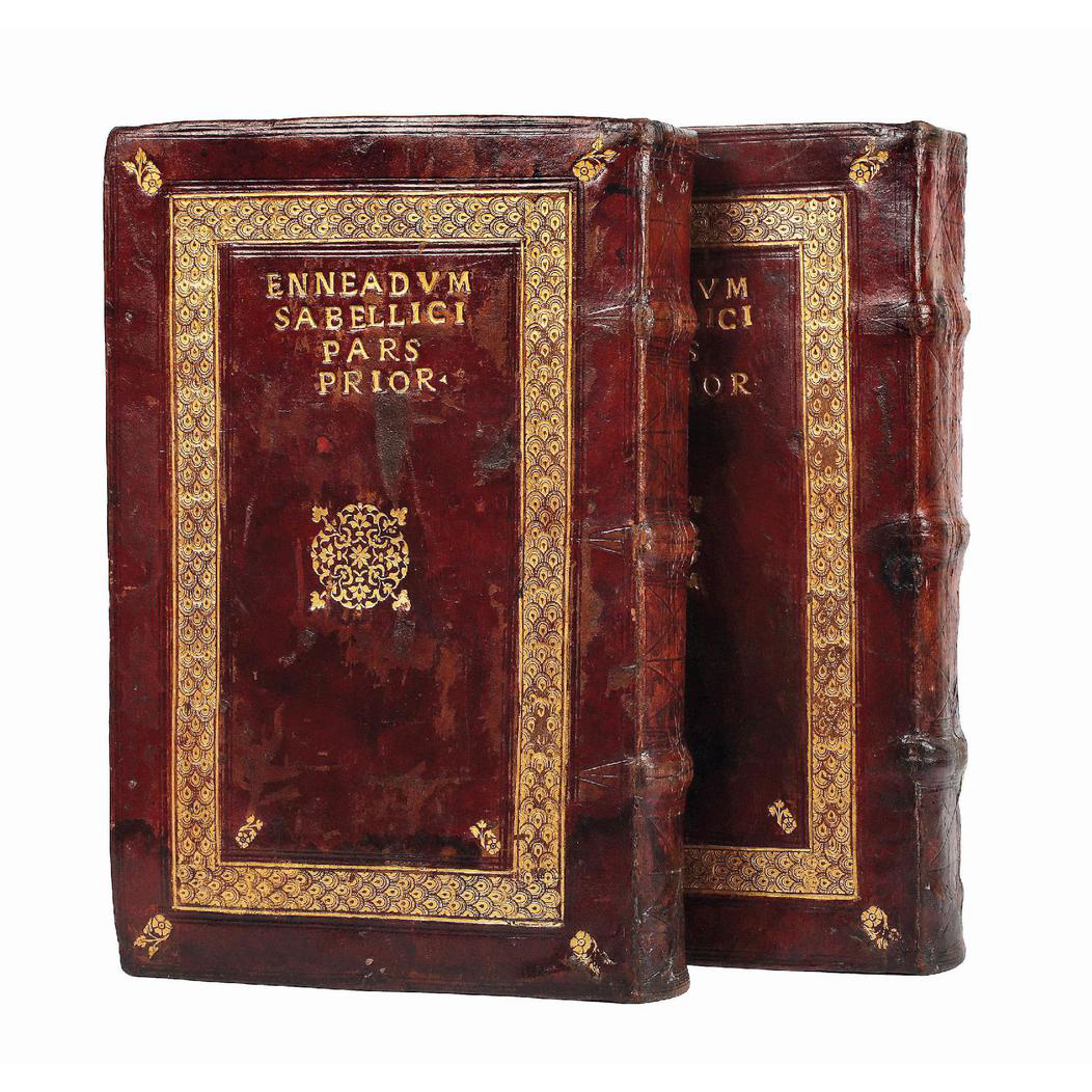 Sabellicus, Marcus Antonius Coccius (1436-1506). Rapsodiae historiarum Enneadum...Paris, Josse Bade for Jean Petit, 5 January 1513 – 1 March 1516.