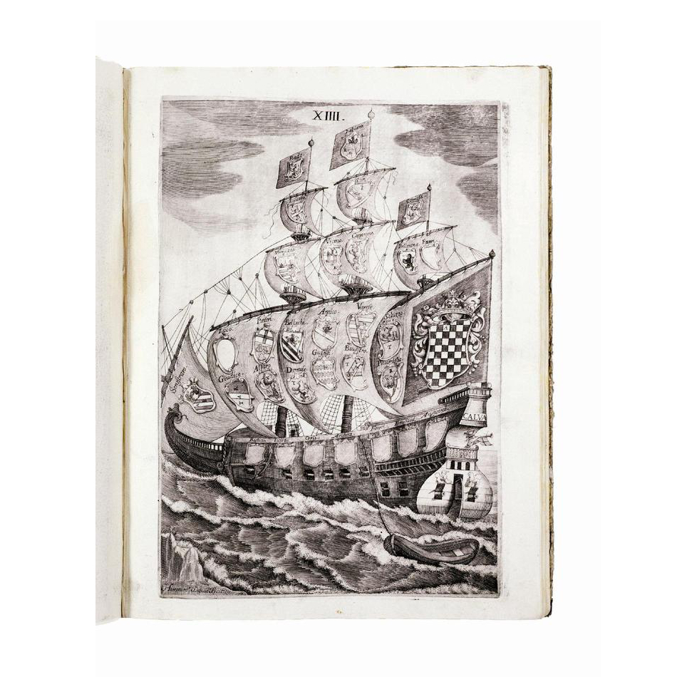 Fransone, Agostino (1573-1658). Nobiltà di Genoua...Genoa, Pietro Giovanni Calenzano and Giovanni Maria Farroni, 1636.