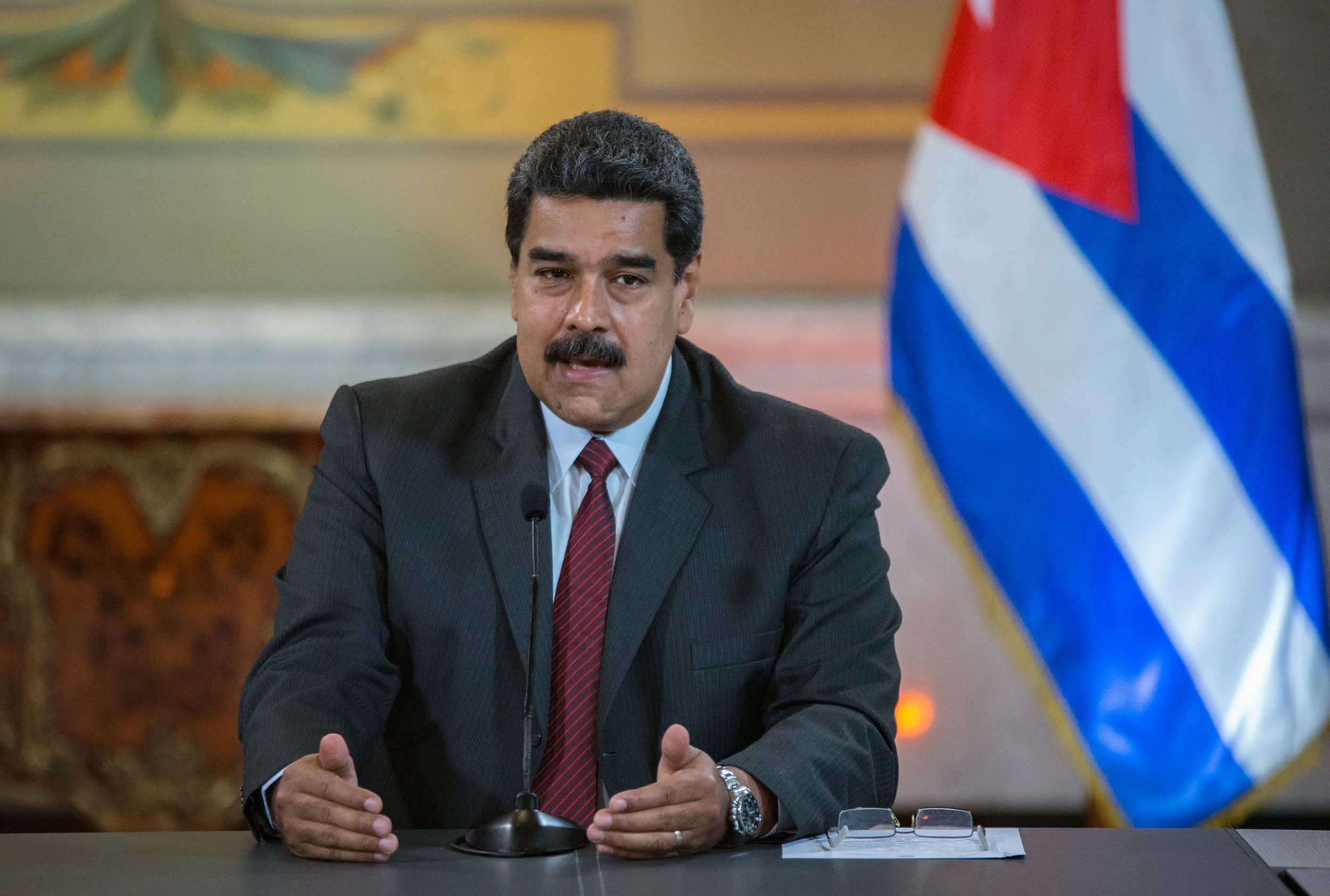 Pictured: Venezuelan President Nicolas Maduro.