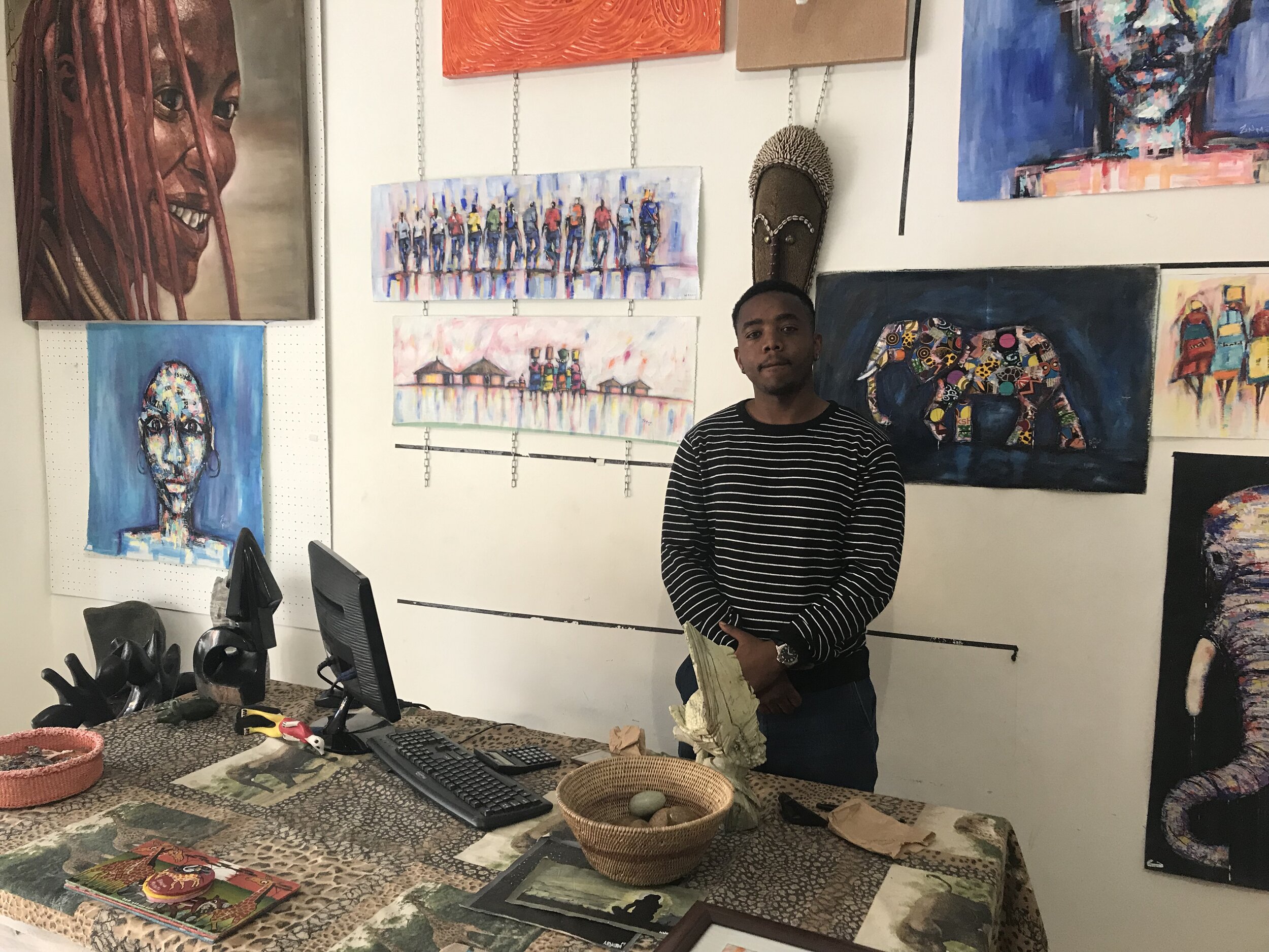  Toivo, a young sculptor who runs an art gallery, remarked that if he make excuses for ourselves “the world will not show pity for us”.  
