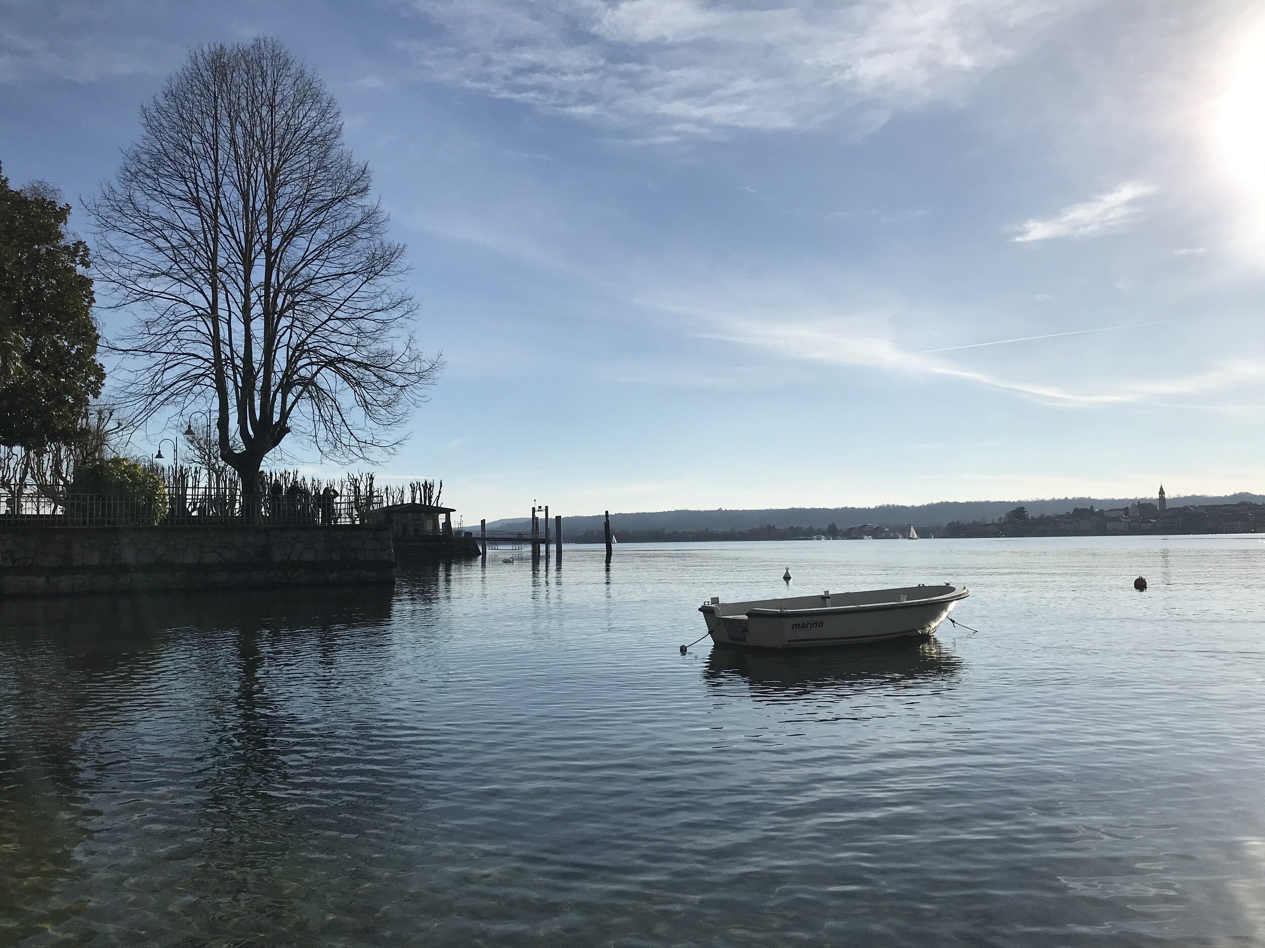  On the shores of the town of Angera, at Lago Maggiore 