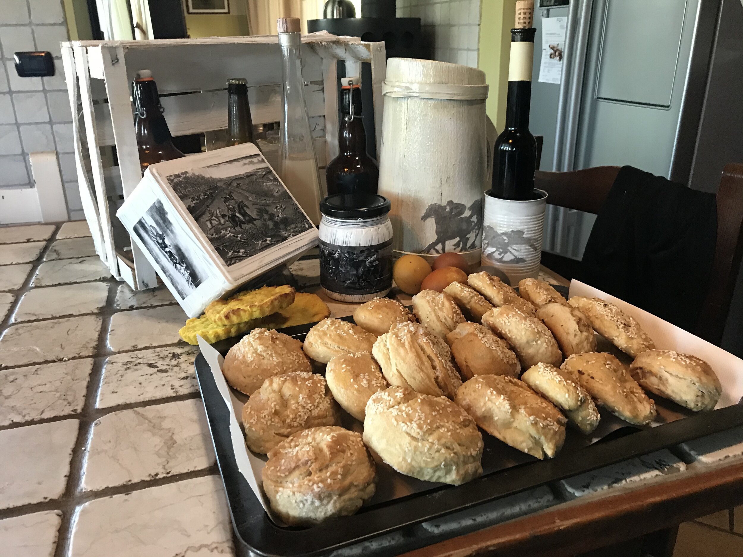  Bagels don’t exist here in Italia it seems, and so like all good digital nomads, we created the comforts of home abroad! 