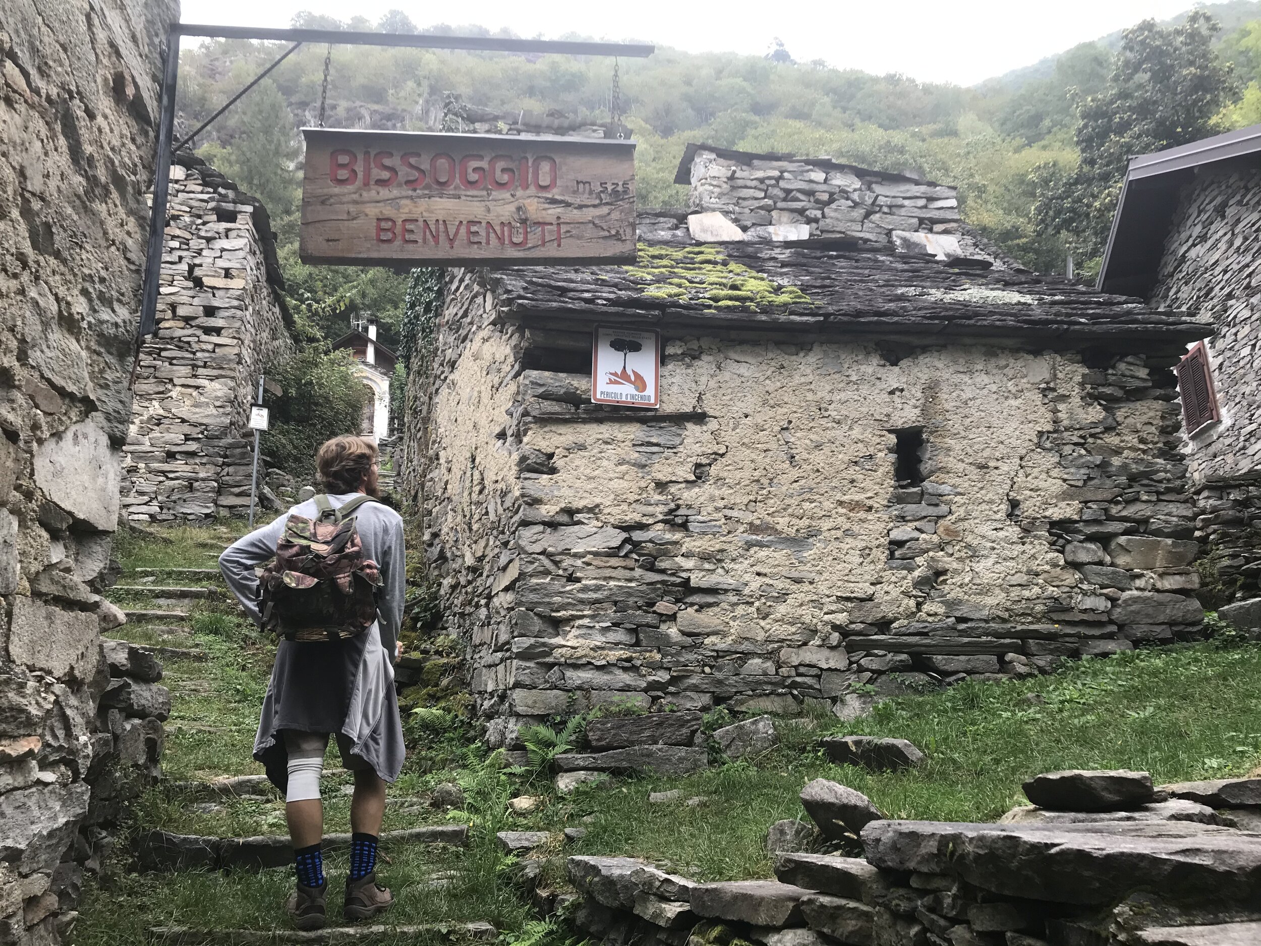   PICTURED:  The shepherd town of Bessoggio, abandoned most of the year, but still maintained by rural Italians.  