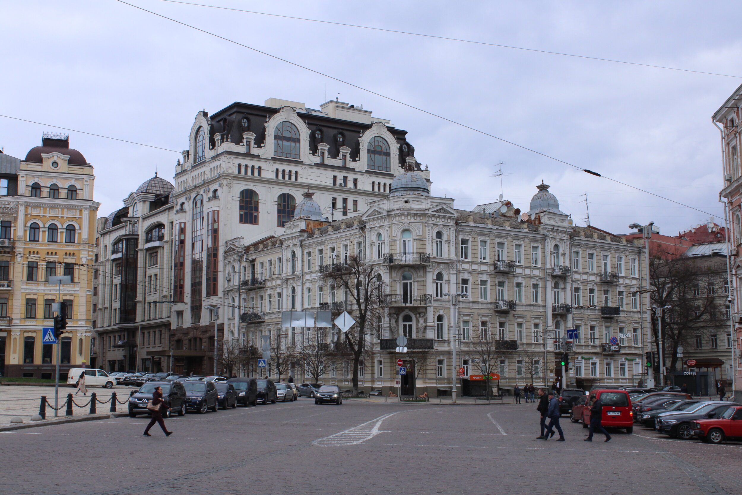   KYIV, Ukraine. April 21st. PICTURED:  The various facades and street corners containing the city’s architectural wealth. 