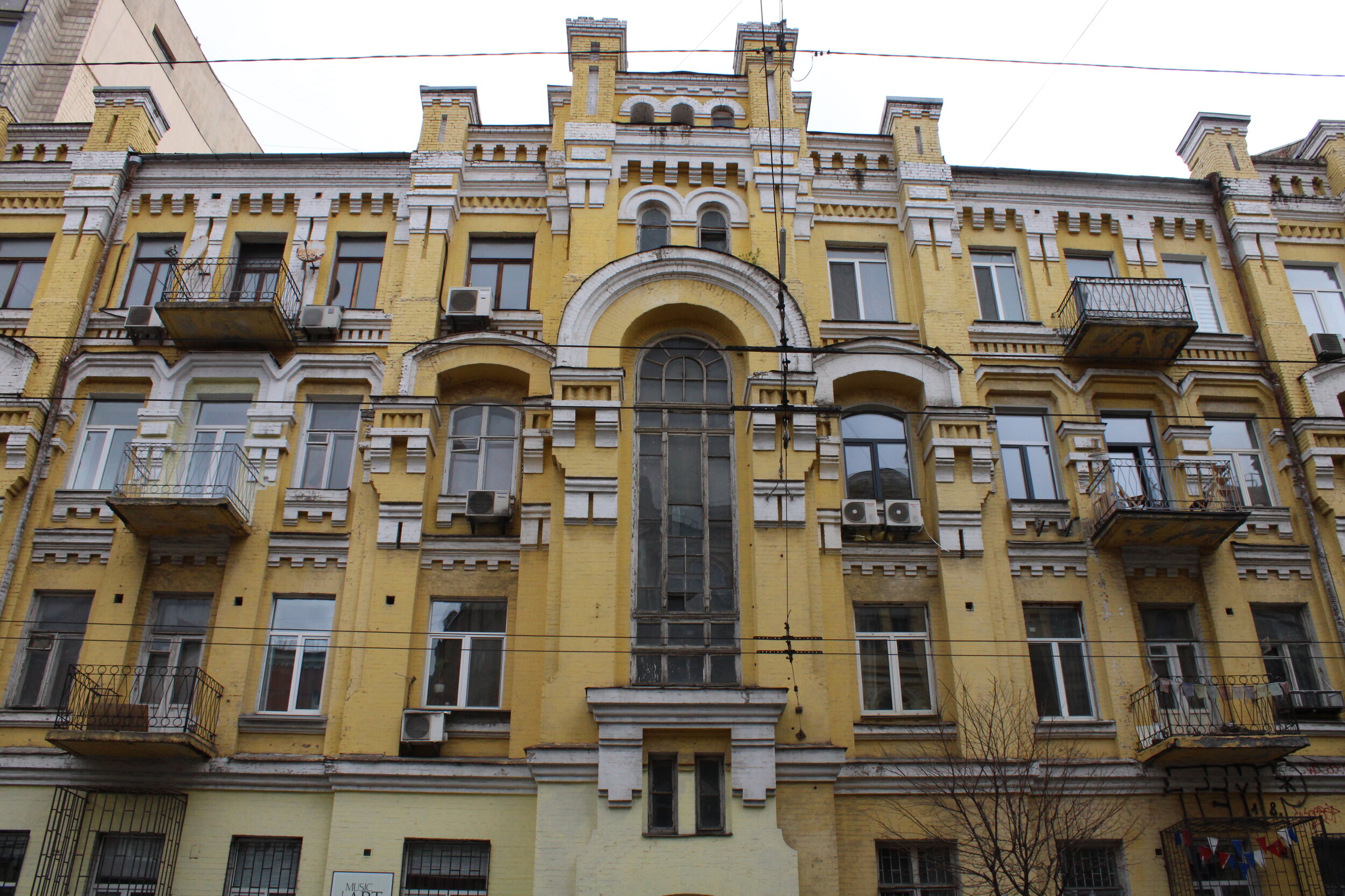   KYIV, Ukraine. April 21st. PICTURED:  The various facades and street corners containing the city’s architectural wealth. 