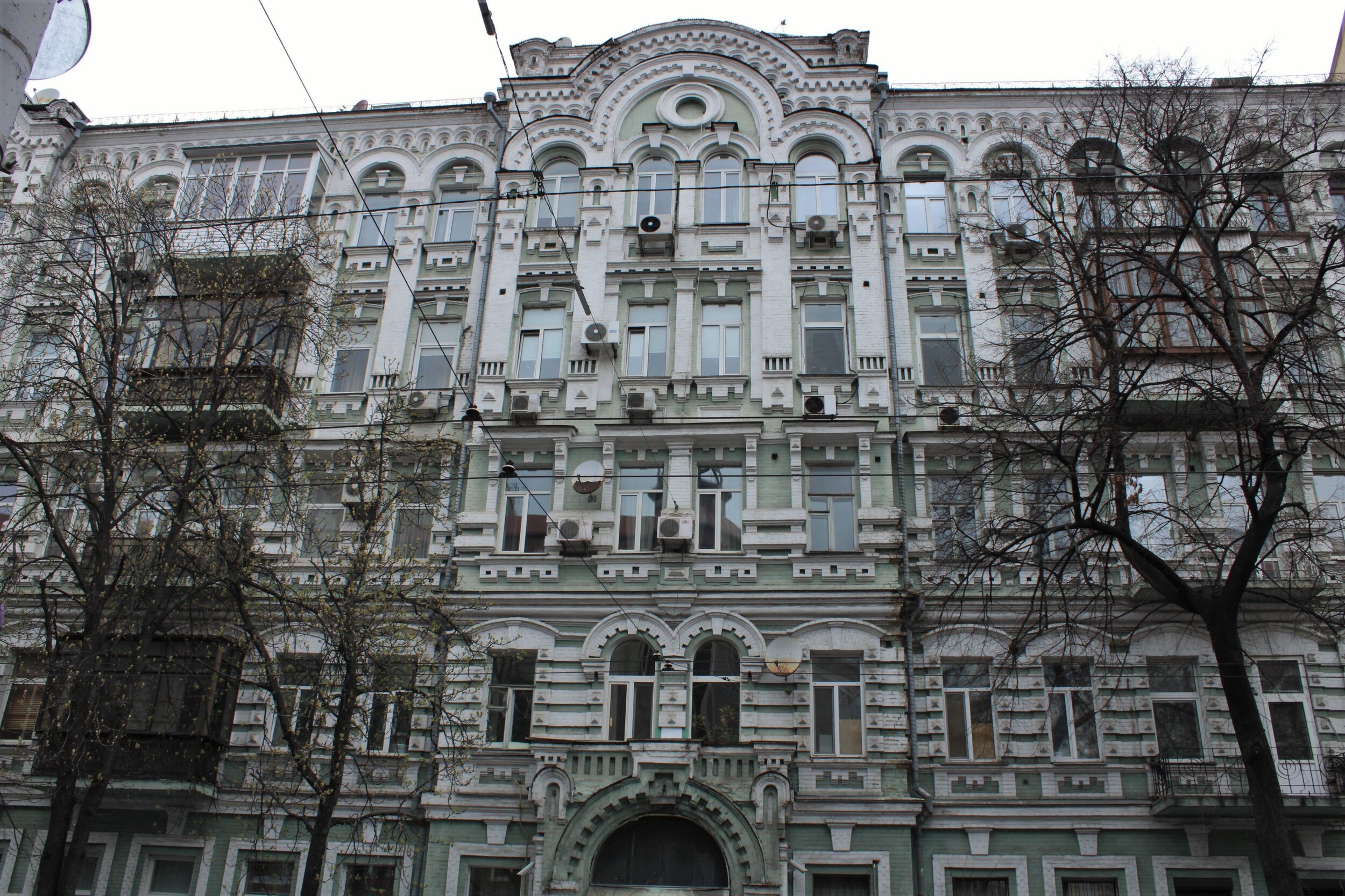   KYIV, Ukraine. April 21st. PICTURED:  The various facades and street corners containing the city’s architectural wealth. 