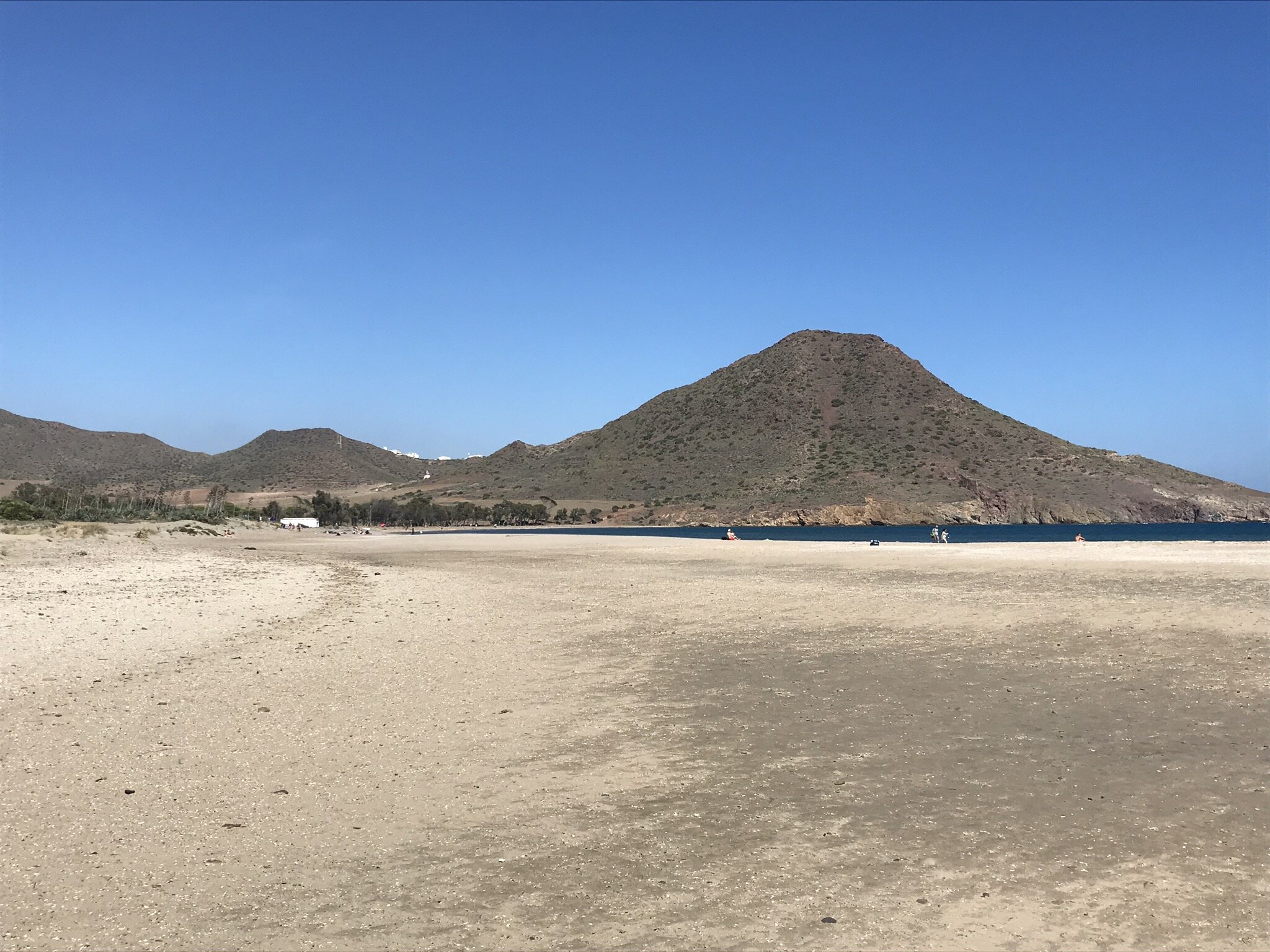   PLAYA DE LOS GENOVESES, Almeria, Spain. October 3rd, 2021. PICTURED:  A sunny October afternoon on La Playa de Los Genoveses.  Photo credit:  Andy Corbley ©. 