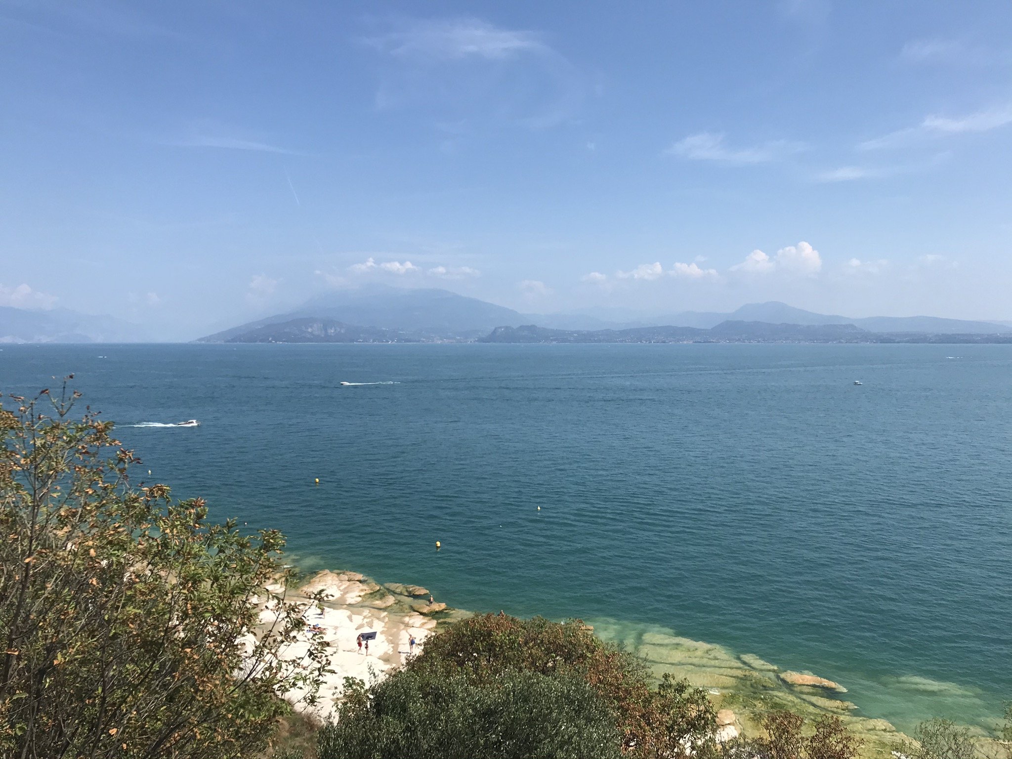  PICTURED: A hot August day on Garda, seen from the Roman Villa Catula, Lake Garda. PC: Andrew Corbley © 