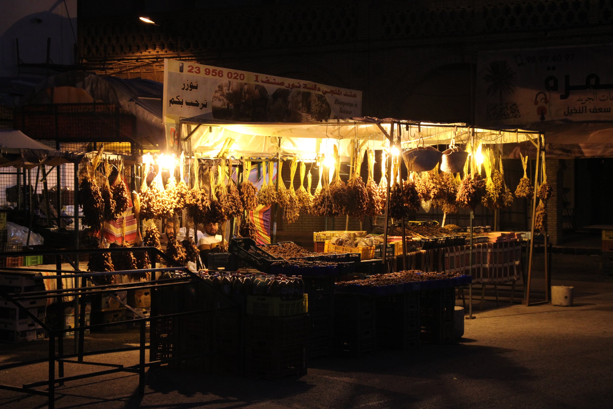  PICTURED: The date market of Tozeur at night PC: Andrew Corbley © 