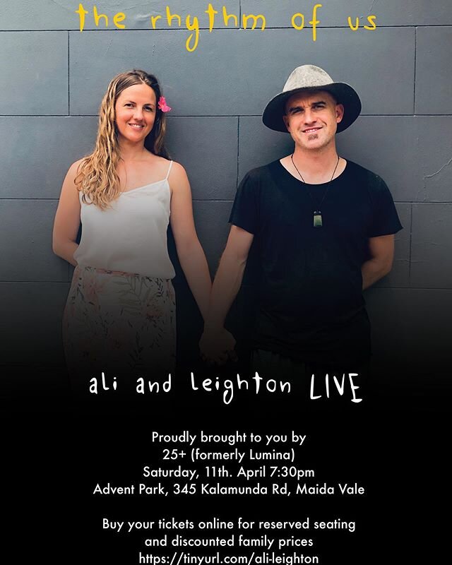 WA. April 11. 7:30 pm. Tix details in the poster see you soon ya bunch of Wazzies #LOL #therhythmofus #aliandleighton