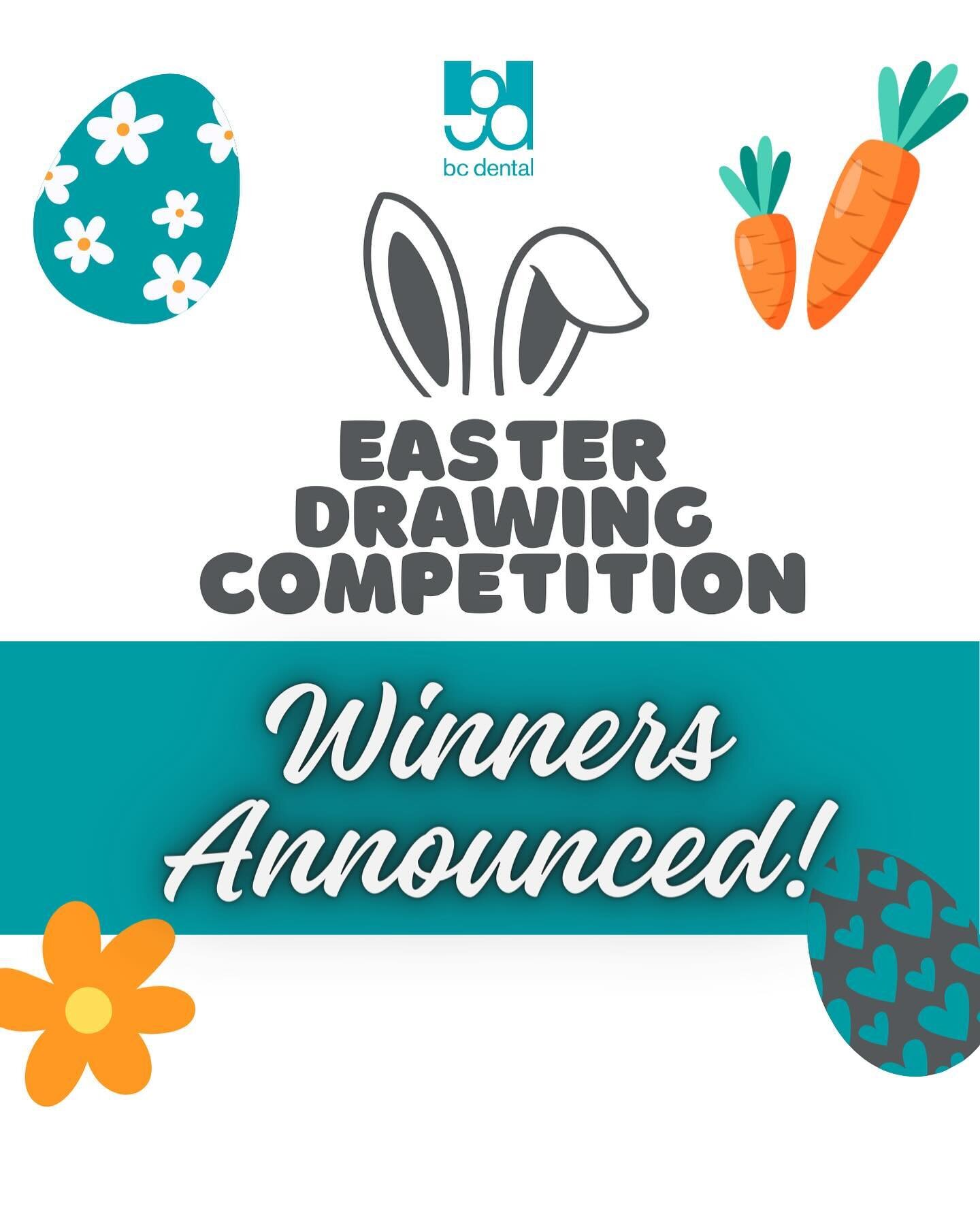 Swipe 👉 to see our WINNERS ANNOUNCED 📣📣

We had such beautiful submissions for our annual Easter Drawing Competition. Thank you to everyone who entered 🐰🐇 Winners will be contacted via text tomorrow 🎉