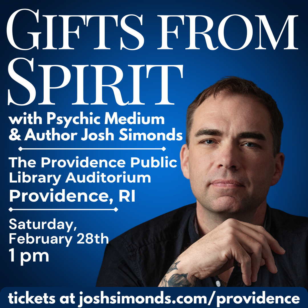 “Gifts from Spirit: A Live Gift-Giving Experience” at the Providence Public Library Auditorium!