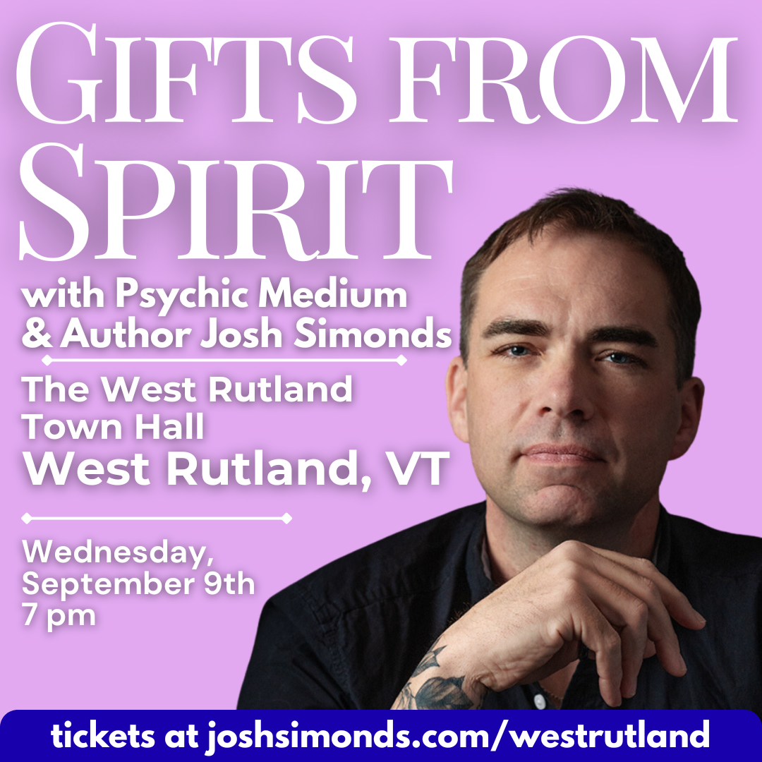 “Gifts from Spirit: A Live Gift-Giving Experience” in West Rutland, VT!