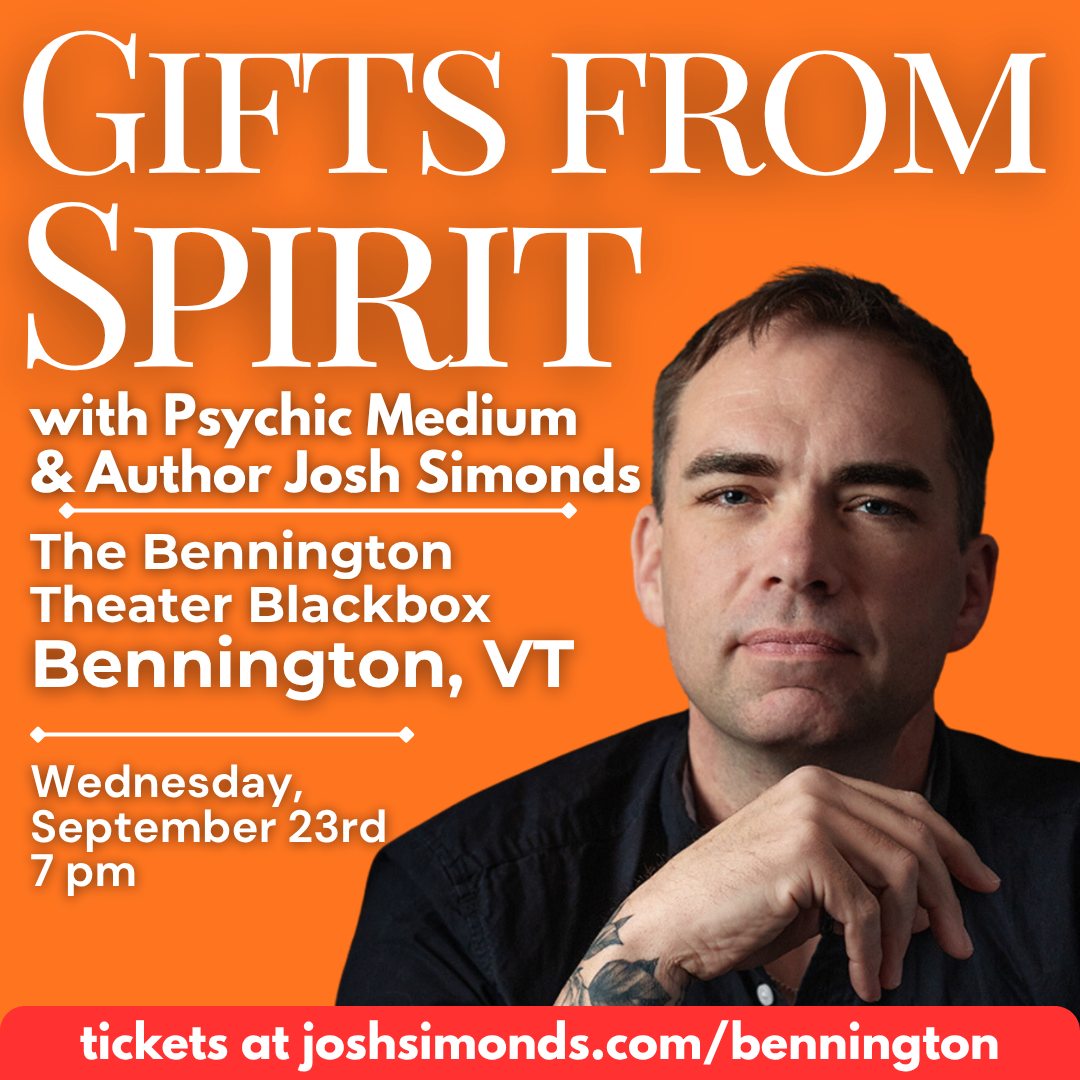 “Gifts from Spirit: A Live Gift-Giving Experience” in Bennington, VT!