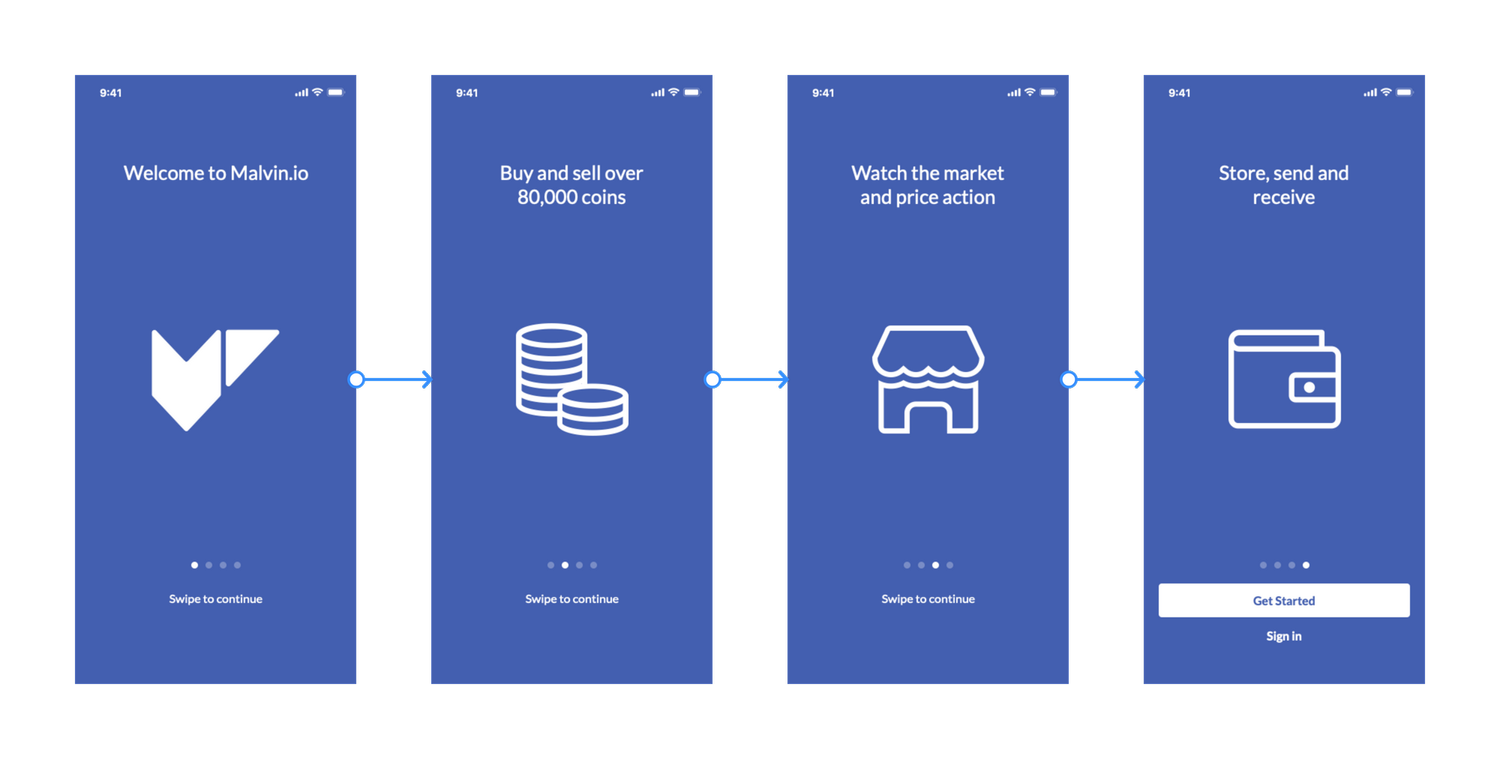 Onboarding flow