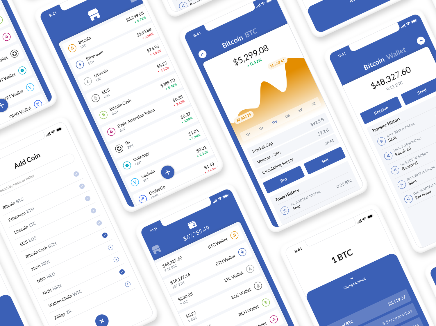 Cryptocurrency Exchange — Malvin Design