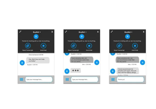A picture of a chat bot to a customer or in this case a community member that is chatting to a nonprofit business. This is one of the top ways a nonprofit can utilize AI