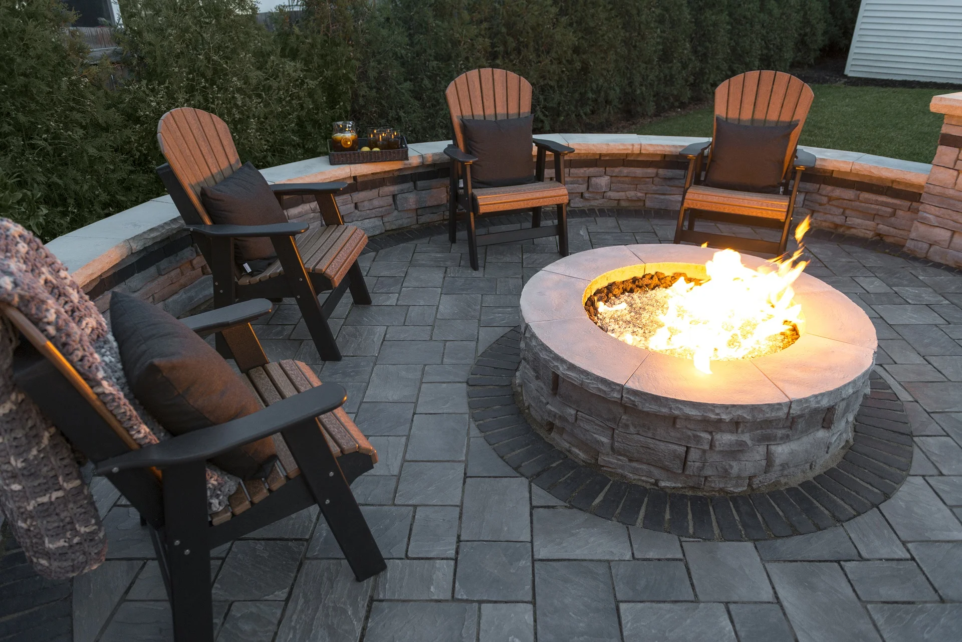 Outdoor Fireplace Macomb Township Oakland Twp Mi Zlm Services Llc