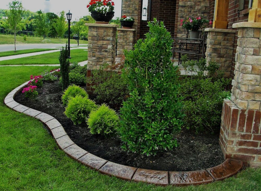 Landscape Edging Shelby Township Rochester Hills Troy Mi Zlm Services Llc Landscape Edging Shelby Township, Concrete Garden Edging Companies