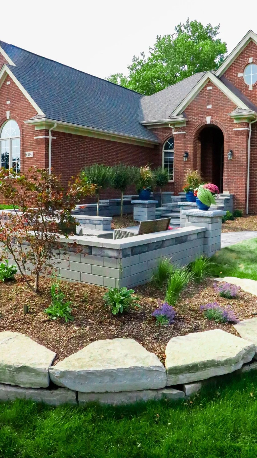landscapers near me on Patio Pavers Landscape Design Rochester Hills Mi Lawn Service Oakland Twp Troy Mi Zlm Services Llc