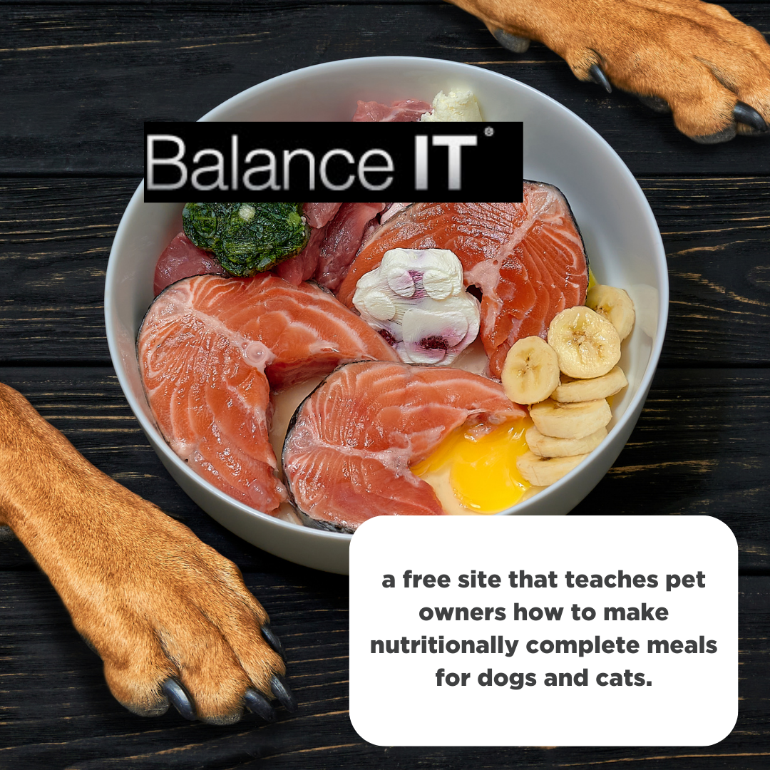 Balance IT®: a FREE site that helps you build nutritionally complete meals  for your dog — Wag Out Loud