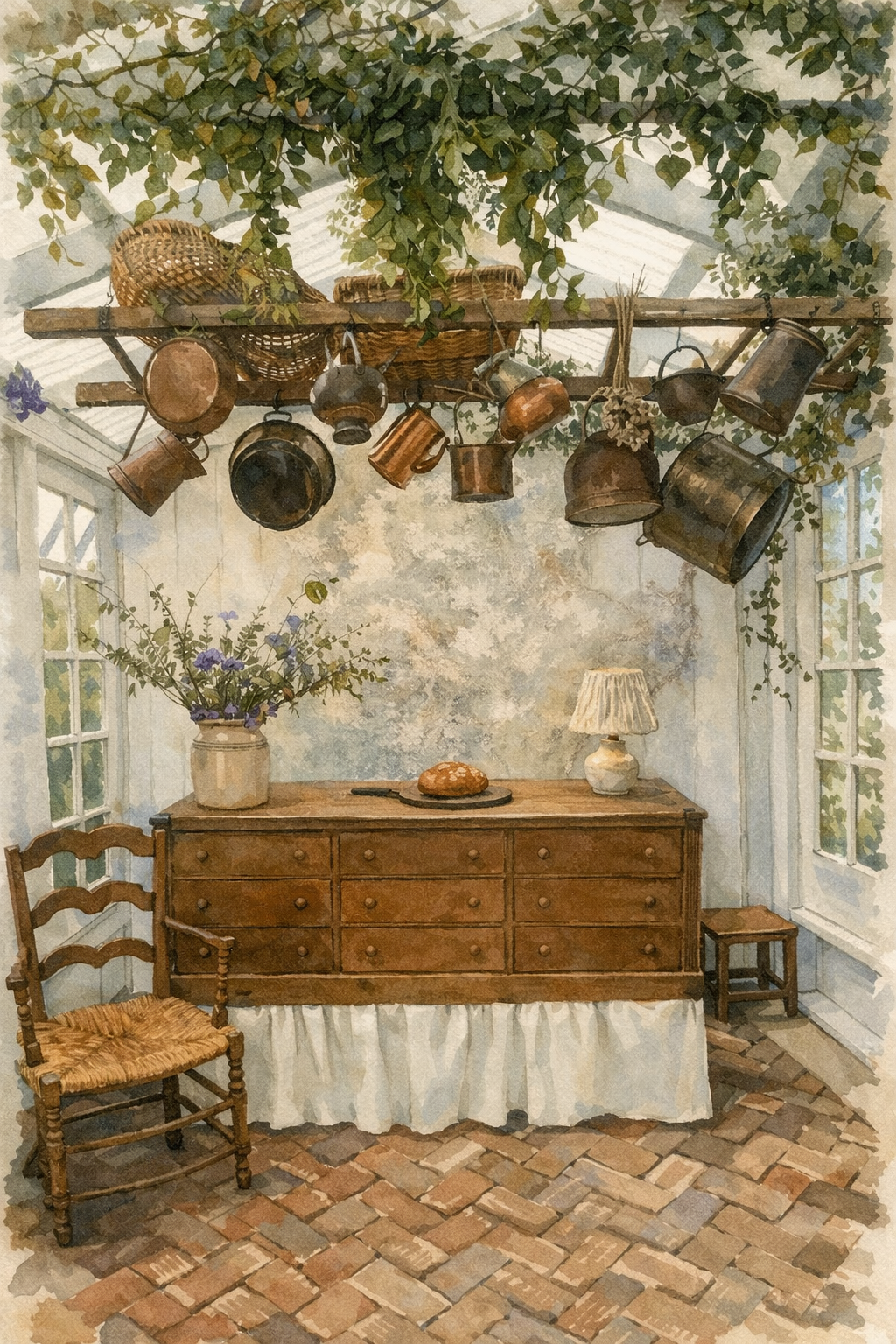 Family mini session at BRB Market greenhouse in Whittier CA