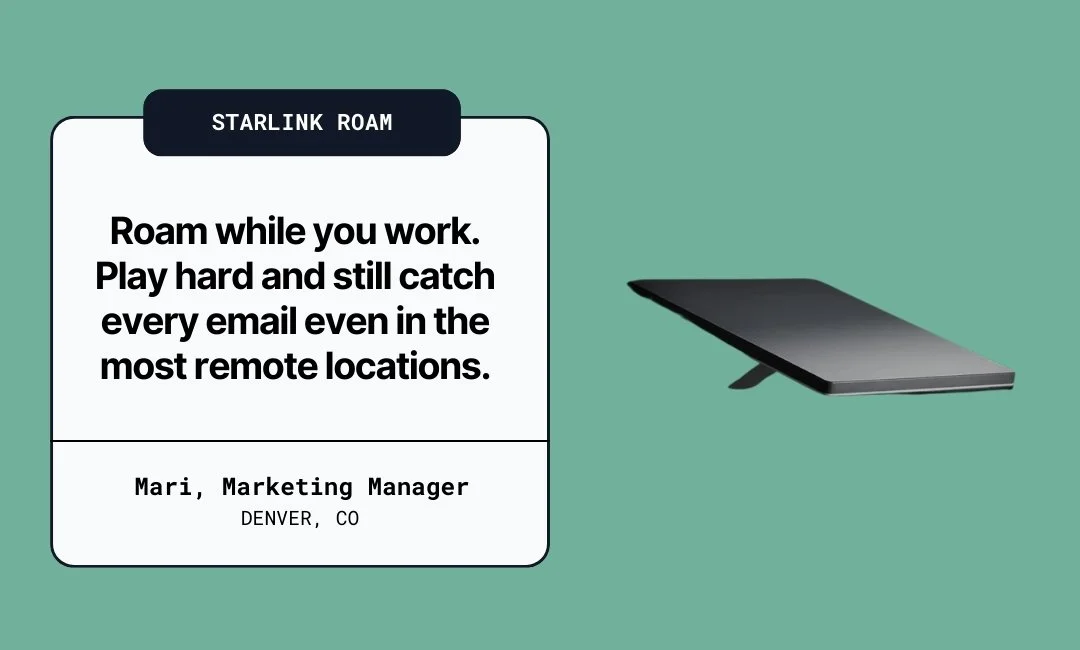 Starlink Roam Mini with Unlimited Data