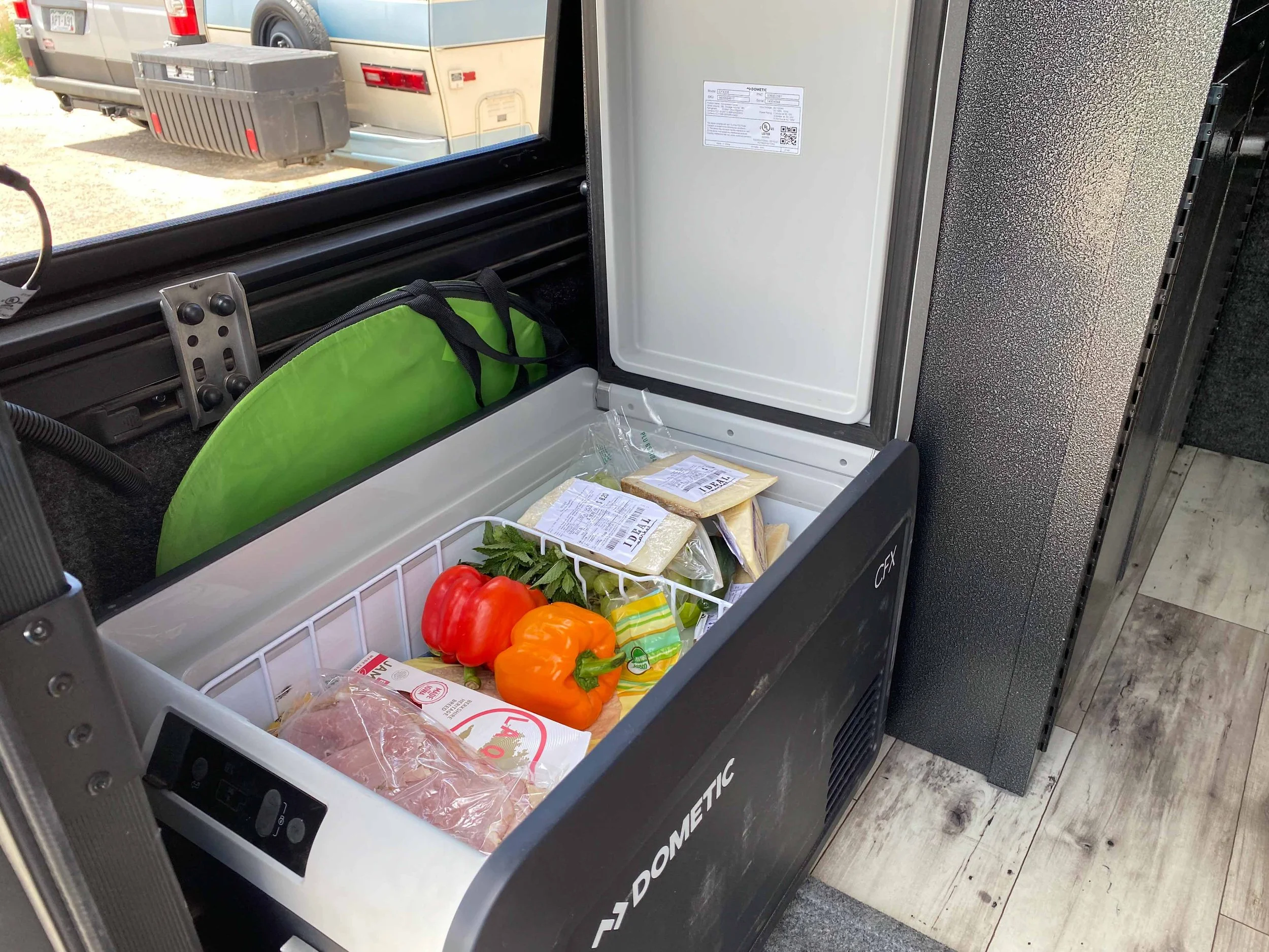 Electric fridge rented from Titus Adventure Company, Denver, CO 4WD & camping rentals.