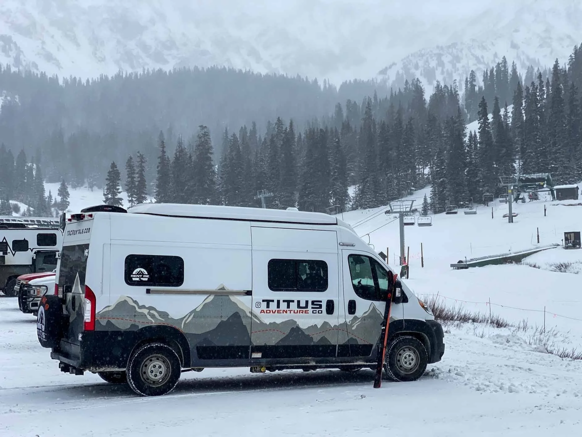 Ski Camping — Titus Adventure Company | Colorado 4x4 Rentals