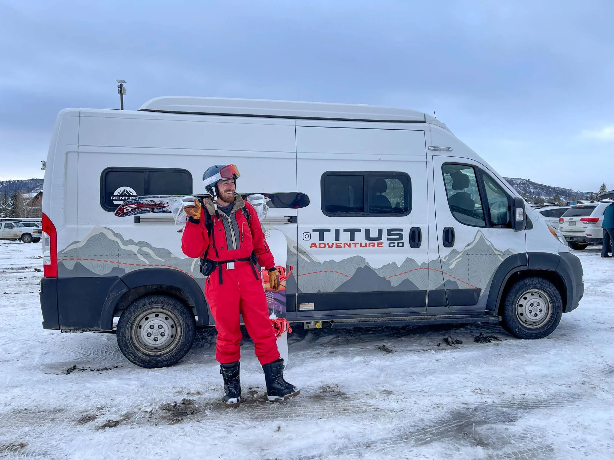 Titus heated campervans are perfect in winter