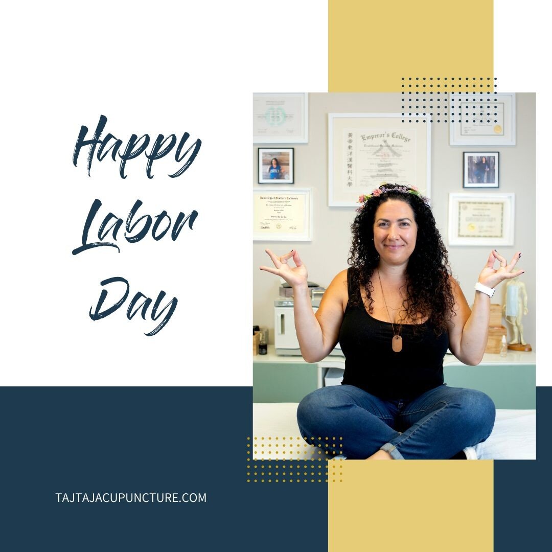 Happy Labor Day!

Here&rsquo;s to the dedication and resilience of all workers. Today we celebrate YOU!👏

Wishing you and yours a happy and relaxing Labor Day.😊

#tajtajacupuncture #laborday #labordayweekend #happylaborday #celebrate #celebratework