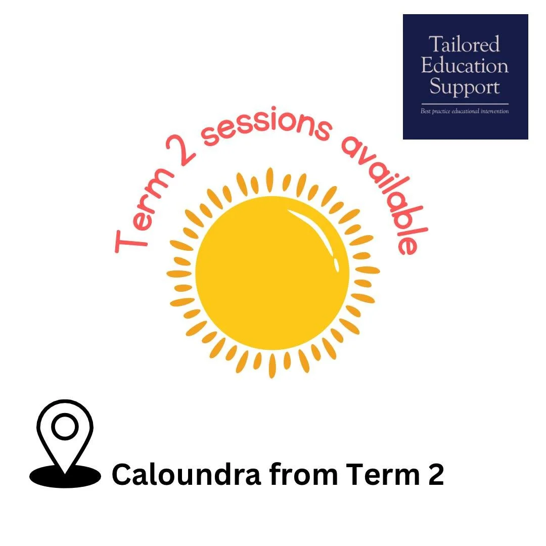 Term 2 availability in Caloundra for Literacy support.