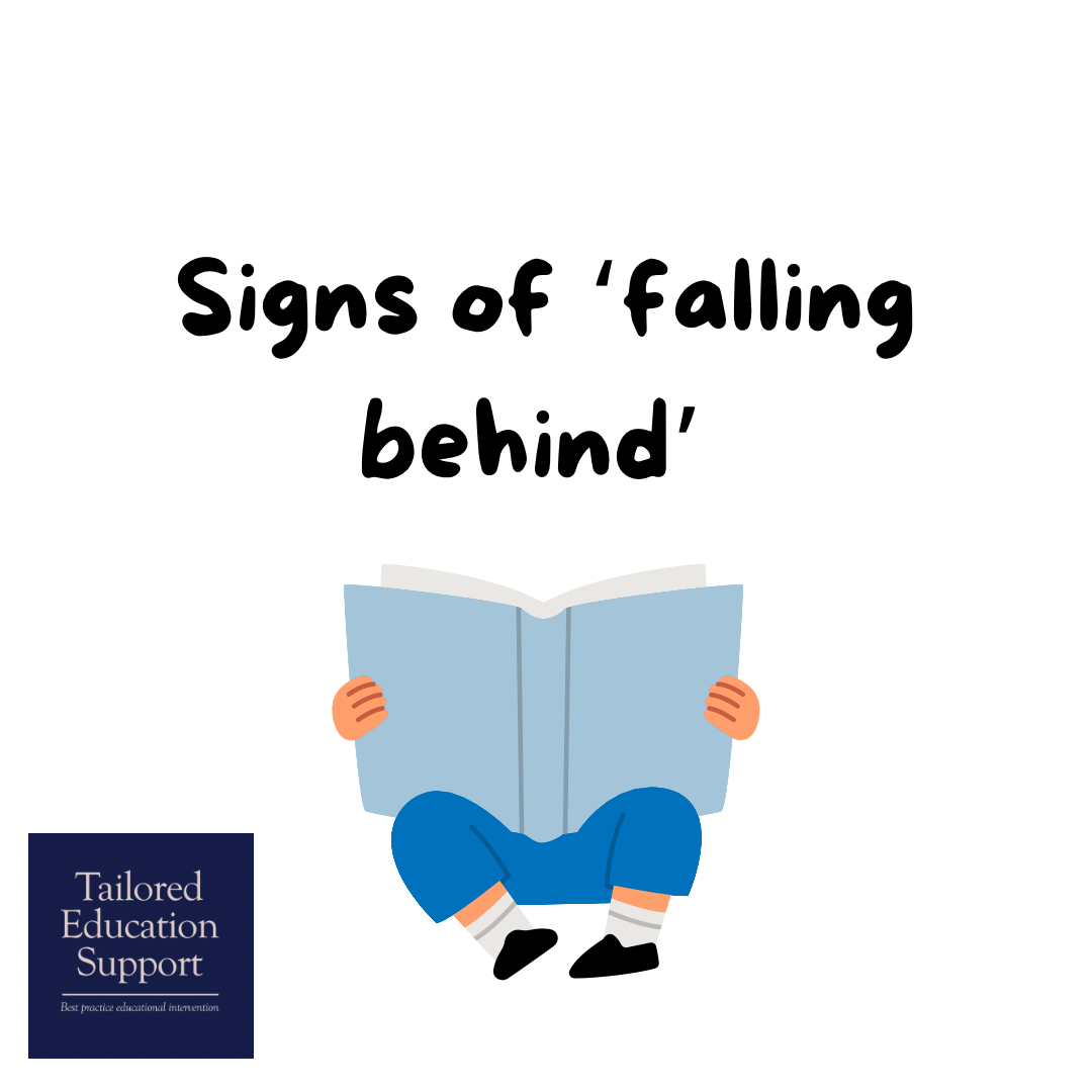 Signs of falling behind in reading