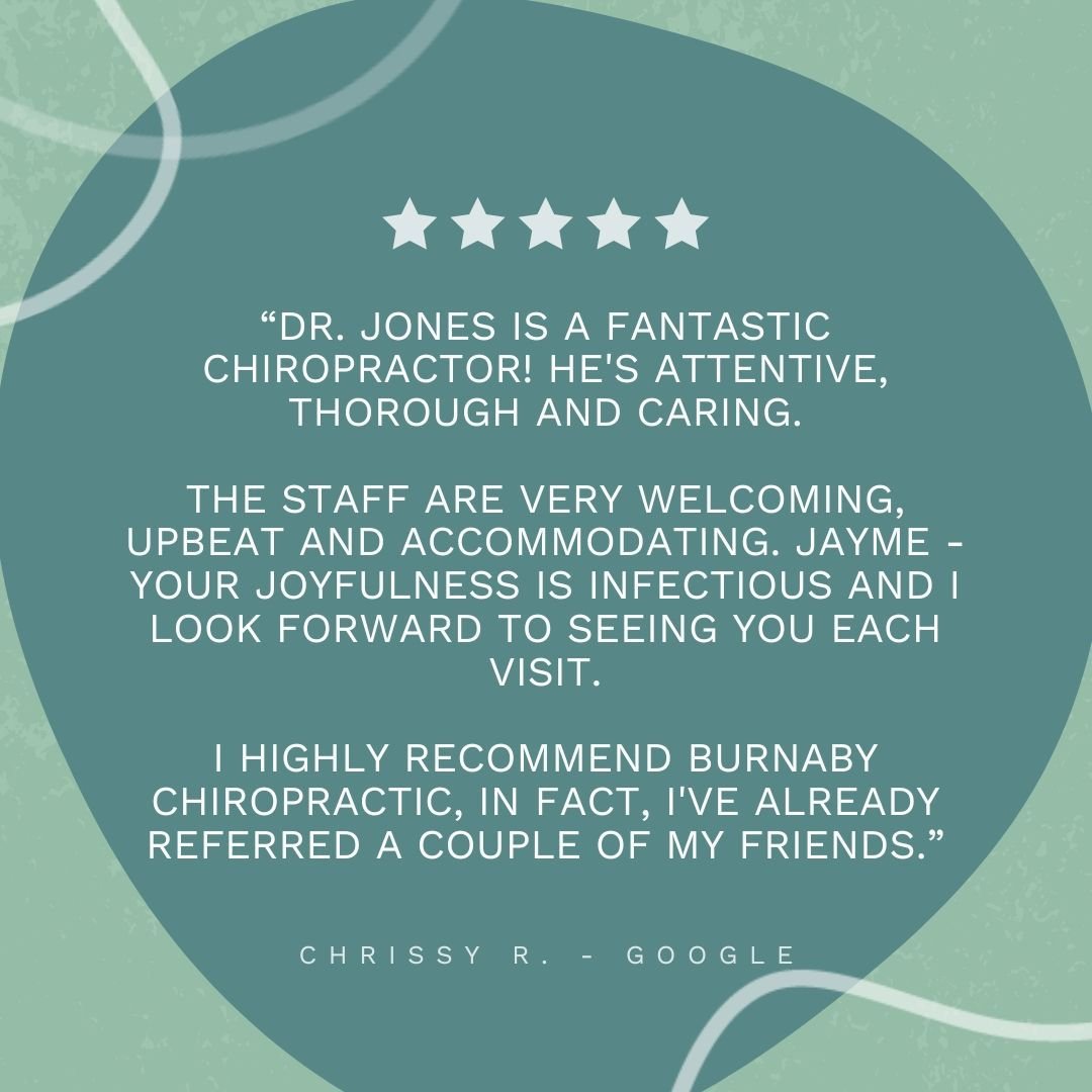 Thank you Chrissy for the incredible review! ⭐️

&ldquo;Dr. Jones is a fantastic chiropractor! He's attentive, thorough and caring.

The staff are very welcoming, upbeat and accommodating. Jayme - your joyfulness is infectious and I look forward to s