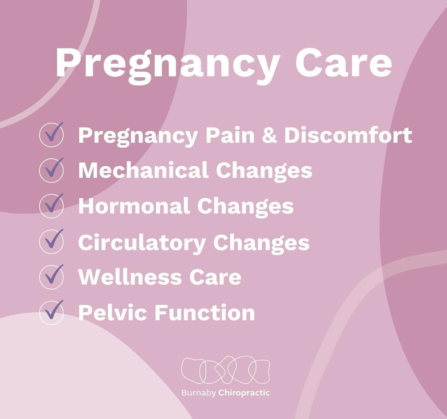 Pregnancy is a time of change and growth for both mom and baby.

It&rsquo;s an INCREDIBLE privilege to take care of mamas as their bodies continue to change, grow, and nurture their babies.

Hormonal and physiological changes can cause stress, strain