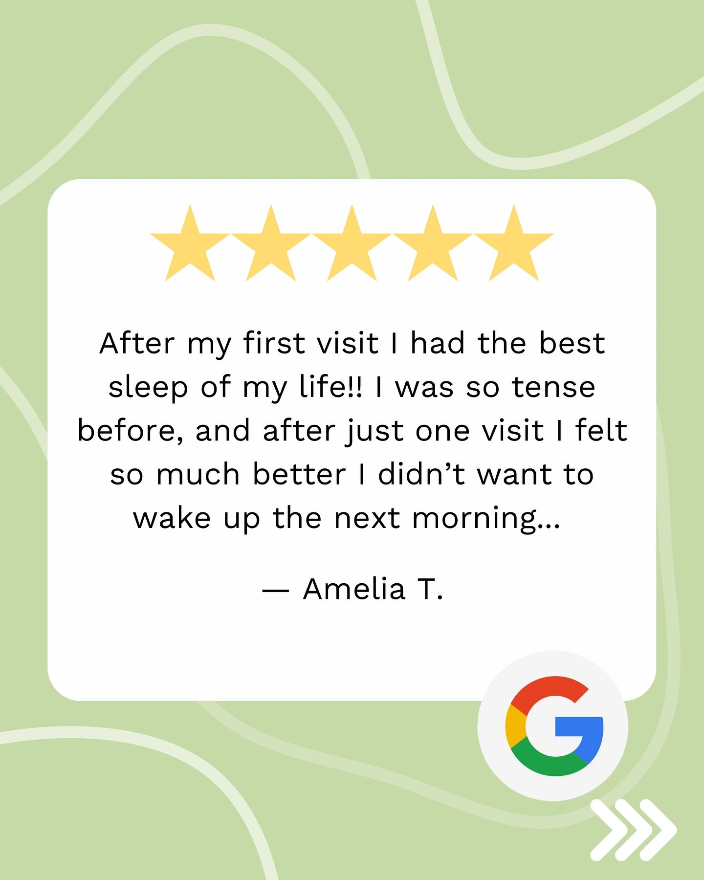 ✨ &ldquo;Best sleep of my life!!&rdquo; ✨

This is what nervous system care is all about 💆&zwj;♀️ When the body finally feels safe to rest, heal, and reset ~ magic happens 💤💫

We&rsquo;re so grateful for this kind feedback and love watching our pr