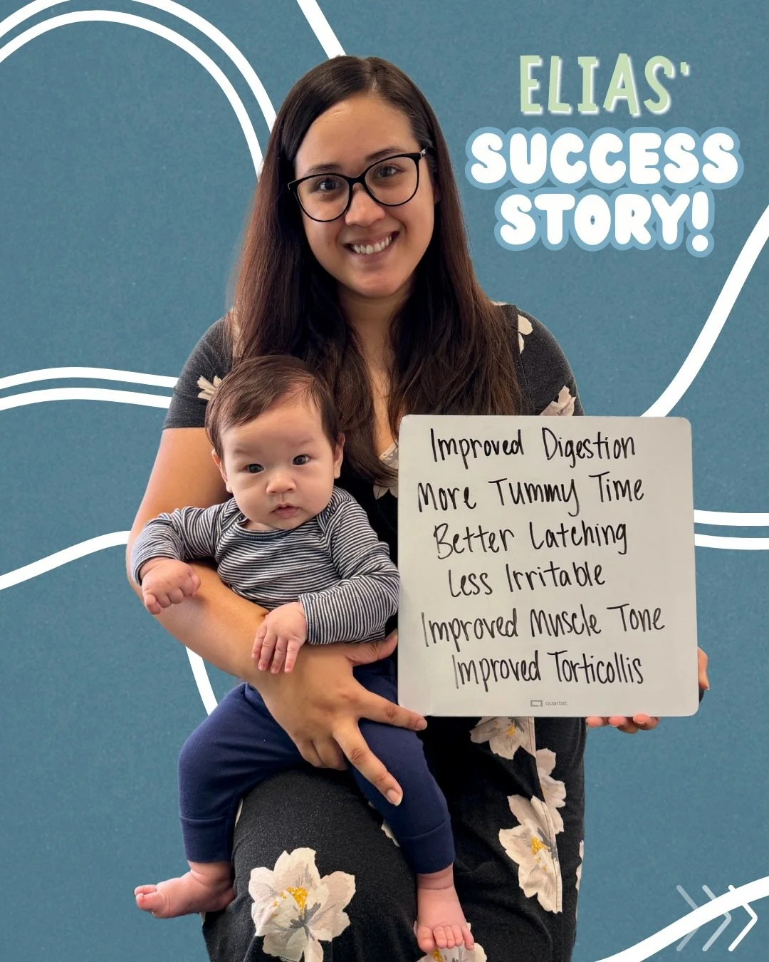 Early support can make such a difference!👏🏼

As babies grow and develop, supporting their nervous system and movement patterns can help with things like head control, rotation, and overall comfort. 

We&rsquo;re so grateful to be part of Elias&rsqu