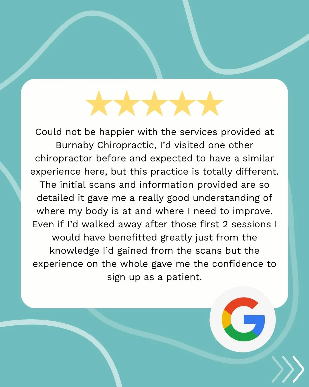 Reviews like this mean so much to our team🥹

From her first scans and learning more about her nervous system, to working with both Dr. Dax and Dr. Josh, we&rsquo;re so happy Francesca has felt supported, heard, and cared for throughout her journey w