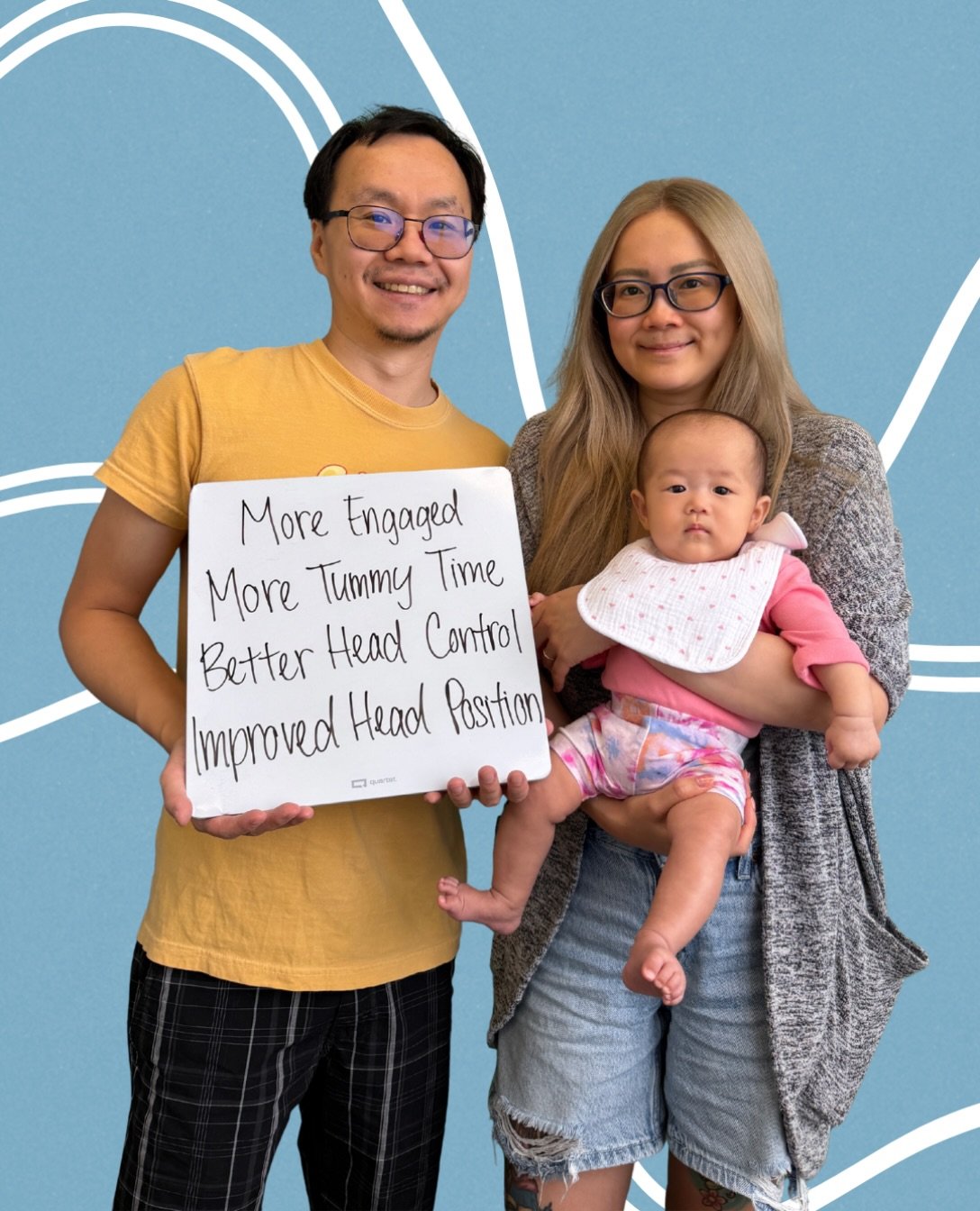 Look at those amazing wins!🥹🫶

More tummy time, better head control, improved head positioning, and a little one who&rsquo;s becoming more engaged with the world around them🩷

We love celebrating every bit of progress alongside our little patients