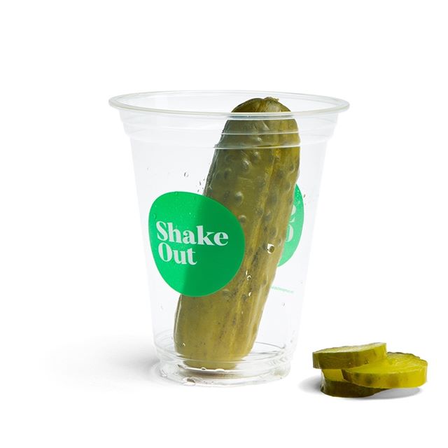 Pickle-in-a(#compostable)-cup 🥒 #shakeoutnz #pickleinacup