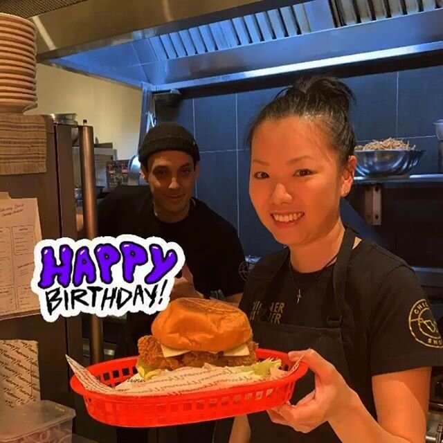 Say happy birthday to our newest chef in our winner winner family, Telan!! 🥳🎉🍗