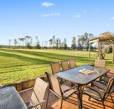 Places to stay in the hunter valley, with a beautiful view