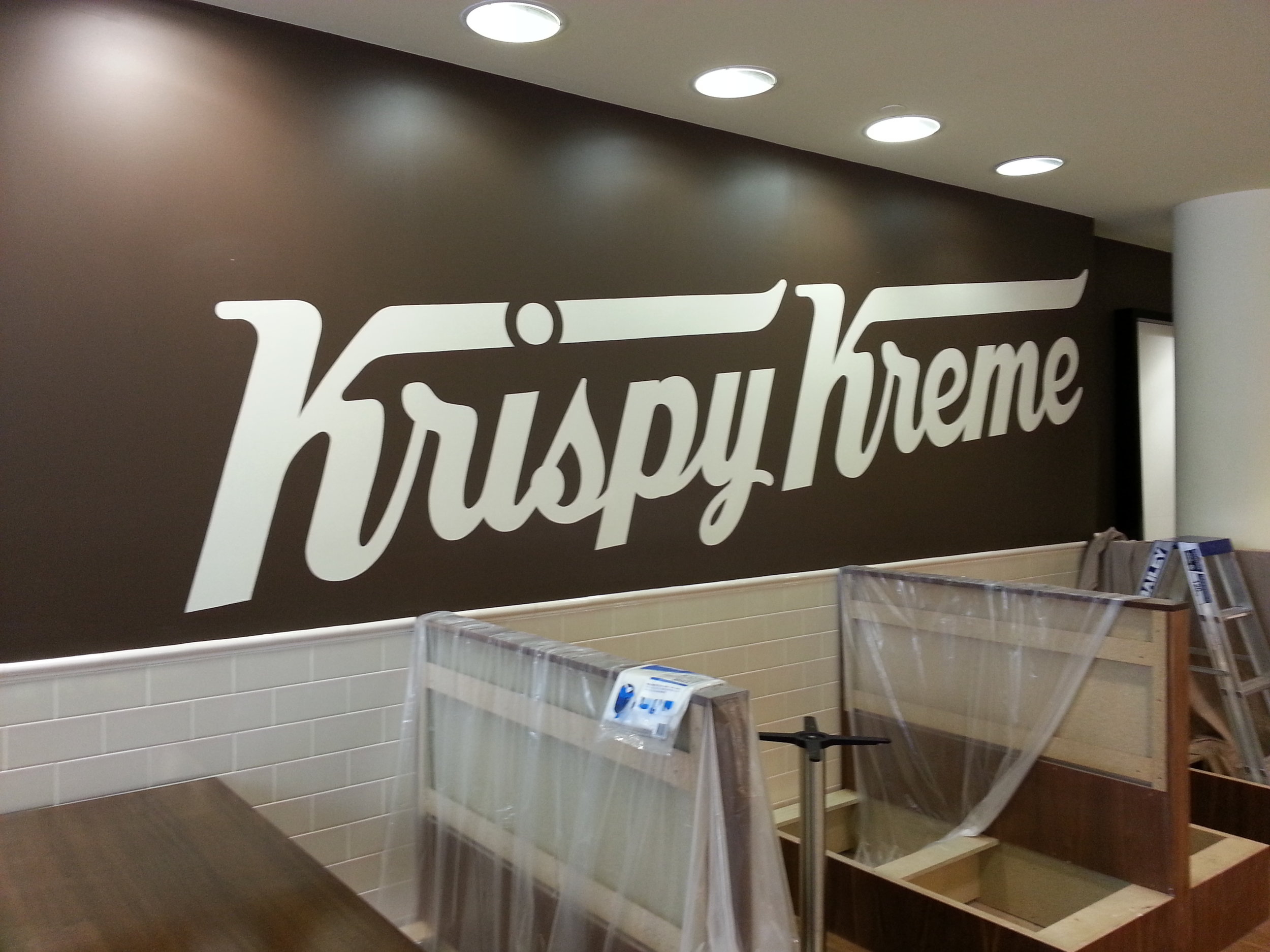 Krispy Kreme Shop Signage 