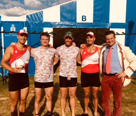 Jamie, Nick, the Sinkovic brothers and Ben Lewis
